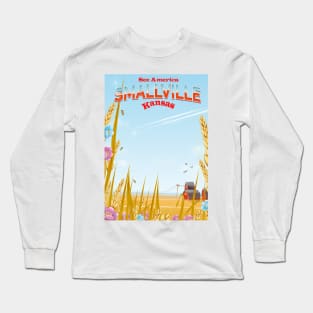 Smallville Kansas Travel poster Long Sleeve T-Shirt